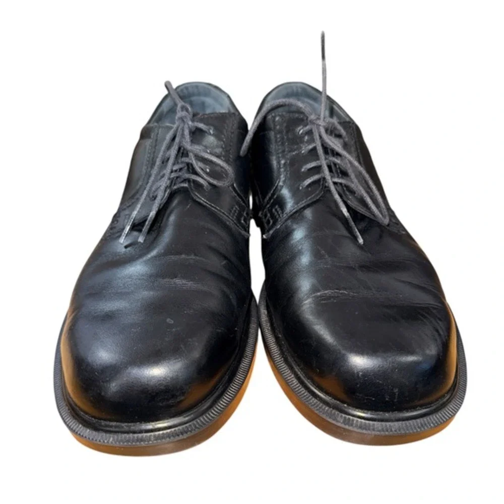 SAS Ambassador Oxford Mens‎ 9.5M Pre-Owned Dress Shoes Black Leather Made in USA